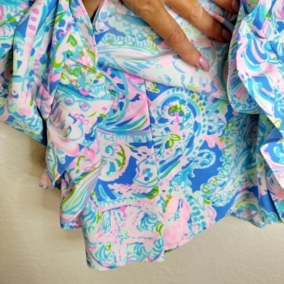 NWT Lilly Pulitzer Masey Romper multi dream team sz 00 - Picture 6 of 10